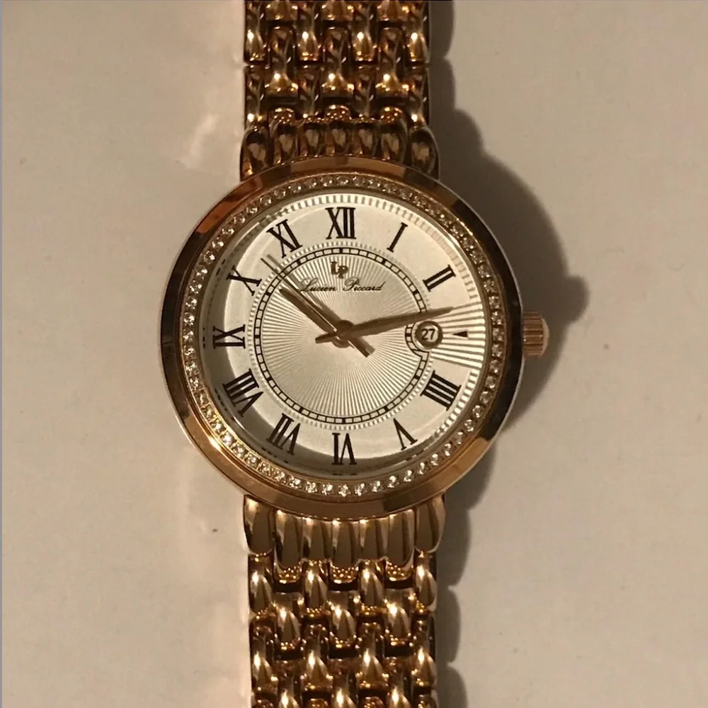 Lucien Piccard Women's Watch Fantasio Quartz Crystal Accented Bracelet Watch
